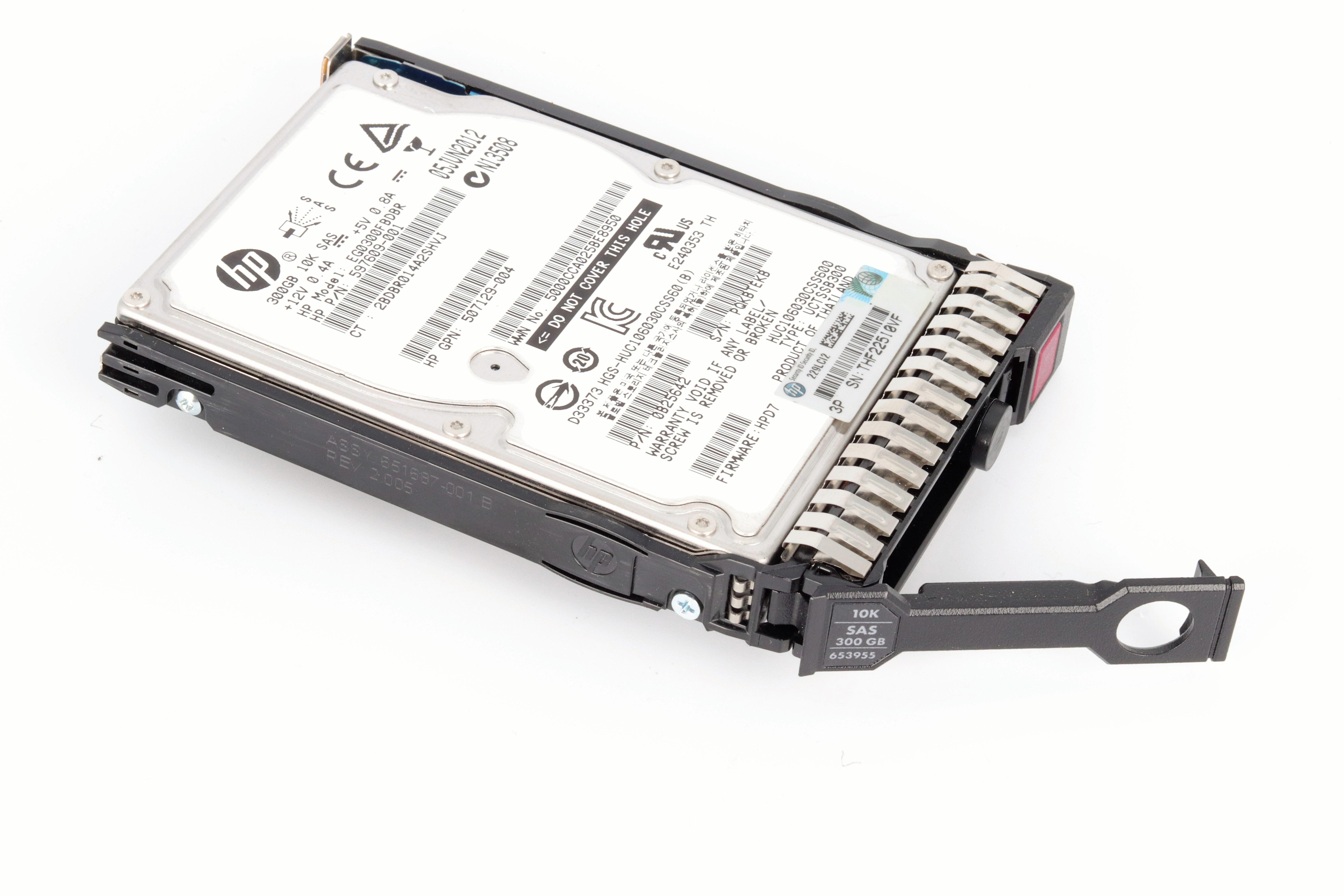 Disque Dur HP 300Go SAS 3.5" 15000tpm - Réf. 488060-001, LFF Hotplug - Pour Serveur Ou Stockage Haute Performance
