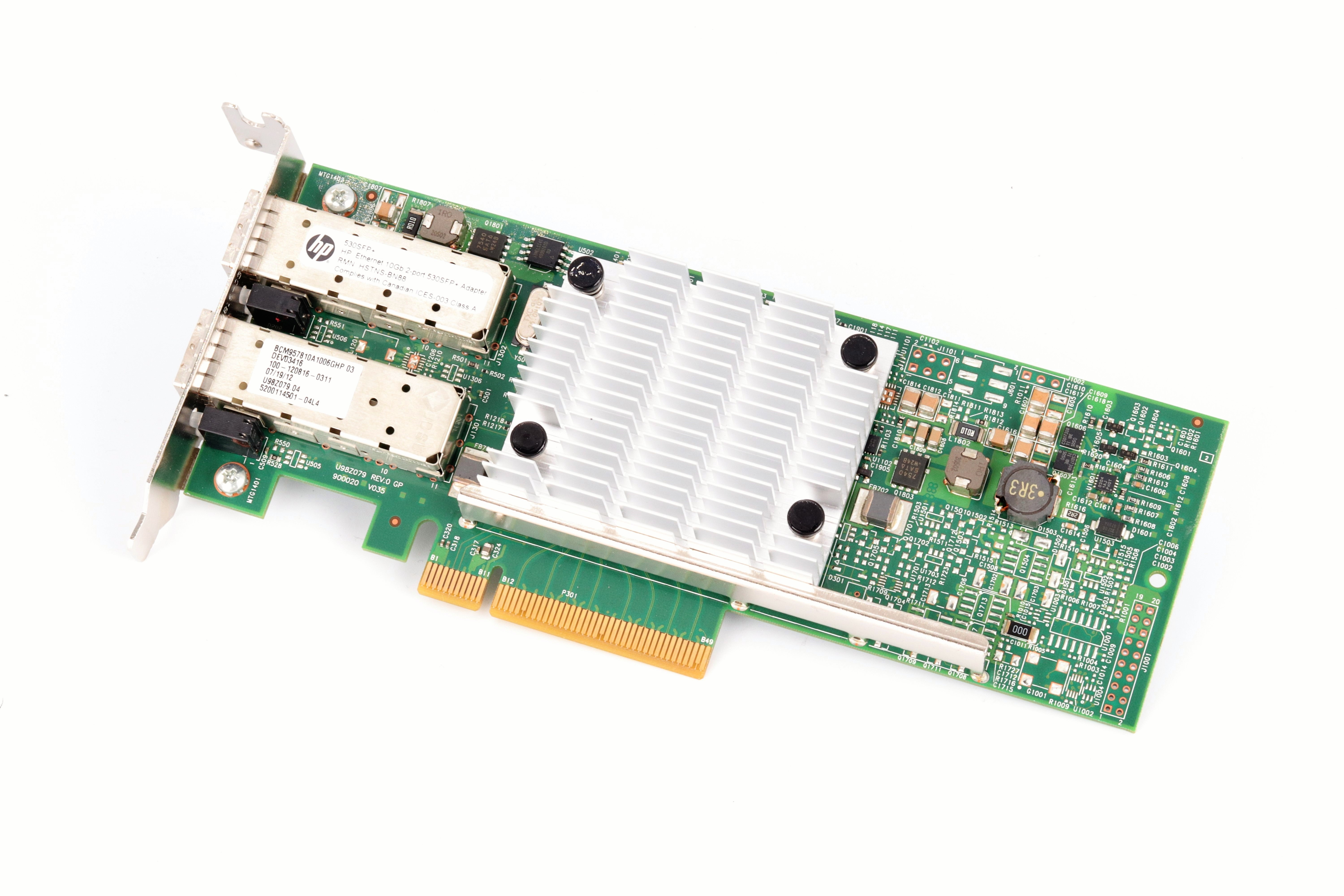 HP 530SFP+ Dual-Port 10Gb Ethernet PCIe 2.0 Adapter